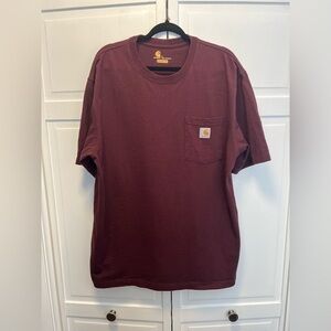 Carhartt Men's Original Fit Short Sleeve T-Shirt With Chest Pocket Size Large